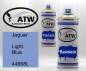 Preview: Jaguar, Light Blue, 44668L: 400ml Sprühdose + 400ml Klarlack - Set, von ATW Autoteile West.